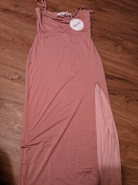 NWT Luvalot Dusty Pink Maxi Dress